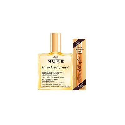 Huile prodigieuse + roll-on Or edición limitada 100 + 8ml - Nuxe Huile prodigieuse + roll-on Or edición limitada 100 + 8ml - Nuxe