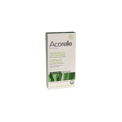 Bandas Cera Fría Ingles y Axilas Bio 20 unidades - Acorelle Bandas Cera Fría Ingles y Axilas Bio 20 unidades - Acorelle