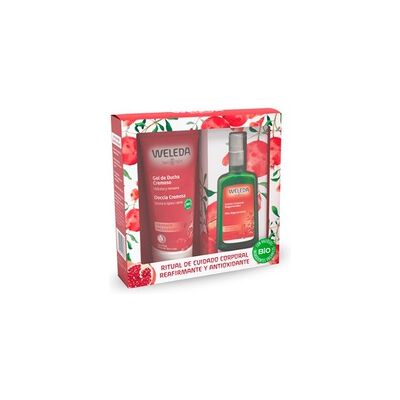 Pack Navidad Granada Aceite Corporal Regenerador + Crema Ducha 200 ml + 100 ml - Weleda Pack Navidad Granada Aceite Corporal Regenerador + Crema Ducha 200 ml + 100 ml - Weleda