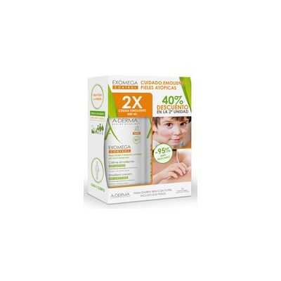 Duplo Crema Exomega Control 2x400ml - A-Derma Duplo Crema Exomega Control 2x400ml - A-Derma