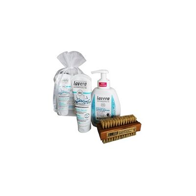 Bolsa Organza Cuidado de Manos Basis Sensitiv 250 ml + 75 ml - Lavera Bolsa Organza Cuidado de Manos Basis Sensitiv 250 ml + 75 ml - Lavera