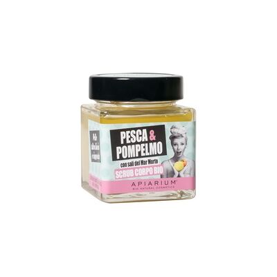 Exfoliante corporal orgánico de durazno y pomelo 410 g de gel - Apiarium Exfoliante corporal orgánico de durazno y pomelo 410 g de gel - Apiarium