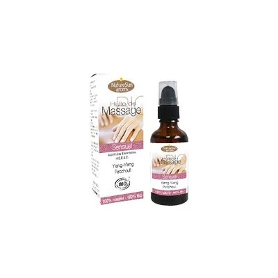 Aceite de masaje sensual Bio 50 ml de aceite - Naturesun'Arôms Aceite de masaje sensual Bio 50 ml de aceite - Naturesun'Arôms