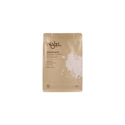 Arcilla blanca en polvo 500 g - Najel Arcilla blanca en polvo 500 g - Najel