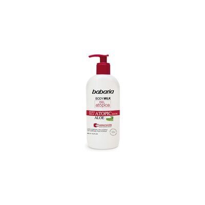 5 x Leche Corporal con Aloe Vera para Pieles Atópicas 400 ml - Babaria 5 x Leche Corporal con Aloe Vera para Pieles Atópicas 400 ml - Babaria