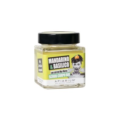 Exfoliante corporal orgánico de mandarina y albahaca 410 g de gel - Apiarium Exfoliante corporal orgánico de mandarina y albahaca 410 g de gel - Apiarium