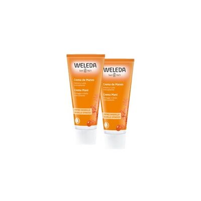 Weleda - Sea Buckthorn - 2x50ml - Crema de Manos Weleda - Sea Buckthorn - 2x50ml - Crema de Manos