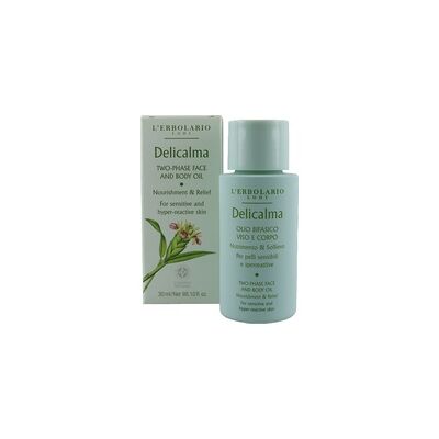 Aceite Bifásico Corporal y Facial Delicalma 30 ml L'Erbolario Aceite Bifásico Corporal y Facial Delicalma 30 ml L'Erbolario
