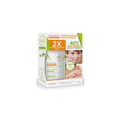 Duplo Balsamo Exomega Control 2 unidades de 400ml - A-Derma Duplo Balsamo Exomega Control 2 unidades de 400ml - A-Derma