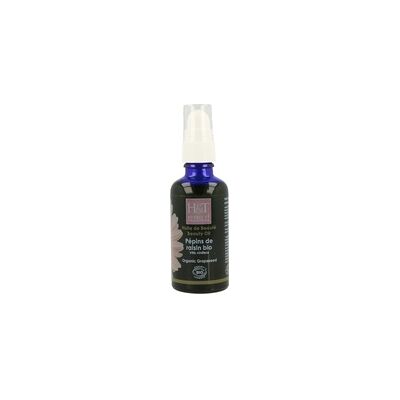 Aceite vegetal Semilla de uva Bio Frasco de aceite de 50 ml Herbes & Traditions Aceite vegetal Semilla de uva Bio Frasco de aceite de 50 ml Herbes & Traditions