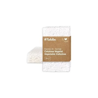 3 x Esponja de celulosa vegetal (2 uds) 2 unidades - Natulim 3 x Esponja de celulosa vegetal (2 uds) 2 unidades - Natulim