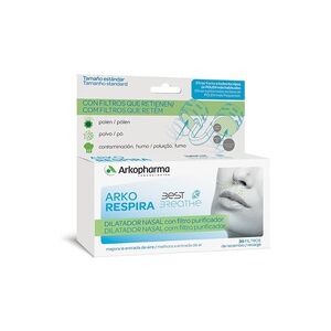 Filtro nasal Arkopharma con 30 filtros de repuesto - Dilatador nasal Filtro nasal Arkopharma con 30 filtros de repuesto - Dilatador nasal