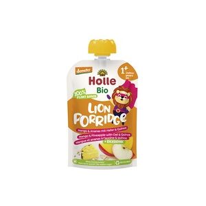 10 x Lion Porridge Pouch de mango, piña, avena y quinoa +12m 110 g (Mango - Piña) - Holle 10 x Lion Porridge Pouch de mango, piña, avena y quinoa +12m 110 g (Mango - Piña) - Holle