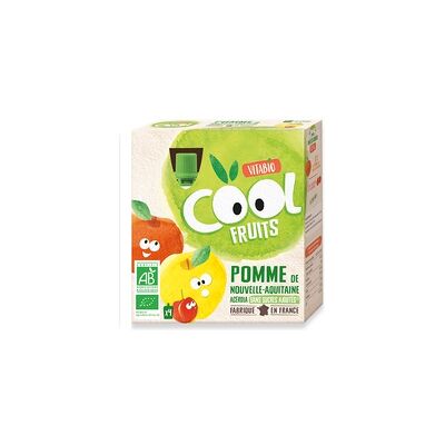 Bolsita Cool Fruits de Manzana y Aquitania Bio 4 unidades - Vitabio Bolsita Cool Fruits de Manzana y Aquitania Bio 4 unidades - Vitabio