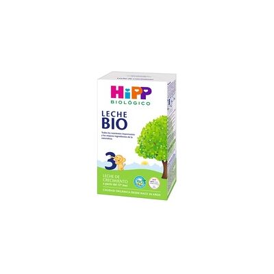 Leche infantil 3 crecimiento 12M 500 g de polvo - HiPP Leche infantil 3 crecimiento 12M 500 g de polvo - HiPP