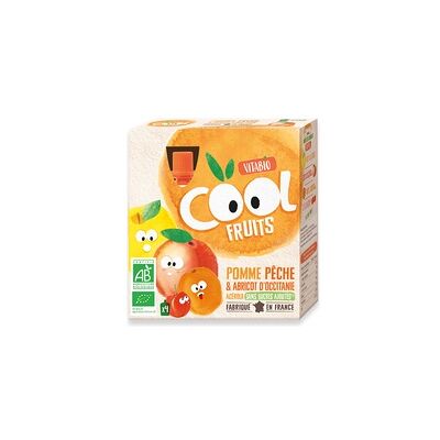 Vitabio Pura de Frutas Orgánica Cool Fruit Manzana Melocotón Albaricoque Vitabio Pura de Frutas Orgánica Cool Fruit Manzana Melocotón Albaricoque