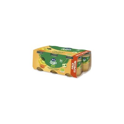 3 x Pack tarrito pera, plátano y zanahoria 4m+ Hero Solo Bio 6 unidades de 120g - Hero 3 x Pack tarrito pera, plátano y zanahoria 4m+ Hero Solo Bio 6 unidades de 120g - Hero