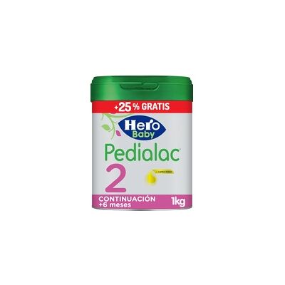 Leche continuación 2 Pedialac 6m+ Hero Baby 1 kg - Hero Leche continuación 2 Pedialac 6m+ Hero Baby 1 kg - Hero