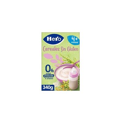 3 x Papilla cereales sin gluten 4m+ Hero 340 g - Hero 3 x Papilla cereales sin gluten 4m+ Hero 340 g - Hero