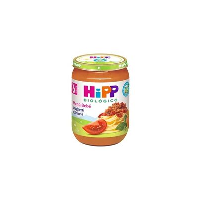 HiPP Orgánico Espaguetis Boloñesa Comida para Bebés - 190g HiPP Orgánico Espaguetis Boloñesa Comida para Bebés - 190g