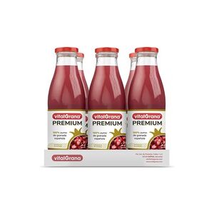 Zumo de Granada Premium 6 unidades de 750ml (Granada) - Vitalgrana Zumo de Granada Premium 6 unidades de 750ml (Granada) - Vitalgrana