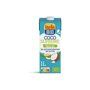 BIO + 6 x Bebida de Leche de Coco y Agua de Coco 1 L (Coco) - Isola Bio