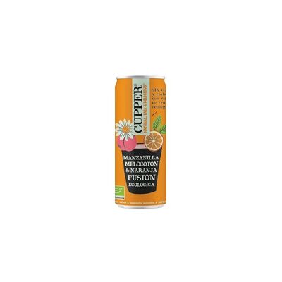10 x Bebida de manzanilla, melocotón y naranja Bio 250 ml - Cupper 10 x Bebida de manzanilla, melocotón y naranja Bio 250 ml - Cupper