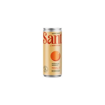 5 x Sant refresco naranja y mango 330 ml - Santiveri 5 x Sant refresco naranja y mango 330 ml - Santiveri