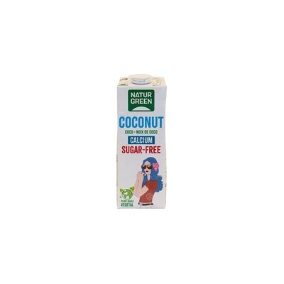 NaturGreen Bebida de Coco Orgánica con Calcio Sin Azúcar NaturGreen Bebida de Coco Orgánica con Calcio Sin Azúcar