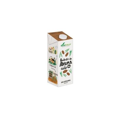 Pack bebida avena cacao Bio sin azúcar 6 unidades de 1L - Soria Natural Pack bebida avena cacao Bio sin azúcar 6 unidades de 1L - Soria Natural
