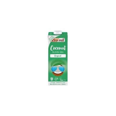 Bebida de coco original agave Bio 6 unidades de 1L - Ecomil Bebida de coco original agave Bio 6 unidades de 1L - Ecomil