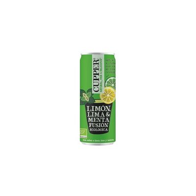 10 x Bebida de menta, limón y lima Bio 250 ml - Cupper 10 x Bebida de menta, limón y lima Bio 250 ml - Cupper