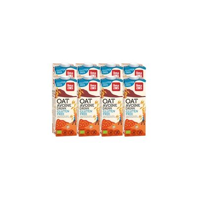 Bebida de avena sin gluten 8 unidades de 1L - Lima Bebida de avena sin gluten 8 unidades de 1L - Lima