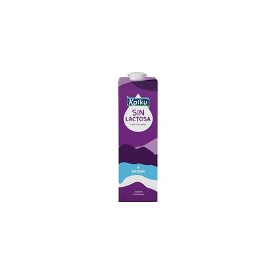 12 x Leche Entera Sin Lactosa 1 L - Kaiku 12 x Leche Entera Sin Lactosa 1 L - Kaiku