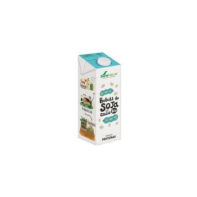 Pack leche soja con calcio Bio 6 unidades de 1L - Soria Natural Pack leche soja con calcio Bio 6 unidades de 1L - Soria Natural
