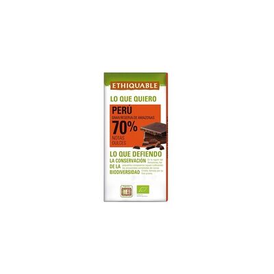 3 x Chocolate negro 7o% perú bio 100 g - Ethiquable 3 x Chocolate negro 7o% perú bio 100 g - Ethiquable