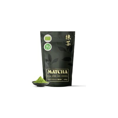 Matcha ceremonial Bio 100 g de polvo - NaturaleBio Matcha ceremonial Bio 100 g de polvo - NaturaleBio