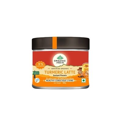 Organic India Latte de Cúrcuma - 100g Polvo, 5% Curcuminoides, Ayurvédico Organic India Latte de Cúrcuma - 100g Polvo, 5% Curcuminoides, Ayurvédico