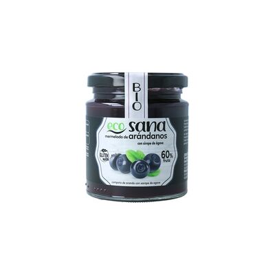 Mermelada de Arándanos Orgánicos con Sirope de Ágave - 260 g Mermelada de Arándanos Orgánicos con Sirope de Ágave - 260 g