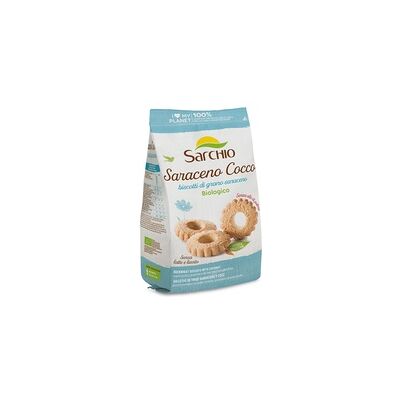 3 x Galletas de trigo sarraceno y coco sin gluten 200 g - Sarchio 3 x Galletas de trigo sarraceno y coco sin gluten 200 g - Sarchio