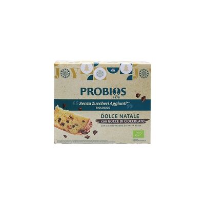 Postre de Navidad Orgánico Probios - Sin Azúcar - Con Gotas de Chocolate Postre de Navidad Orgánico Probios - Sin Azúcar - Con Gotas de Chocolate