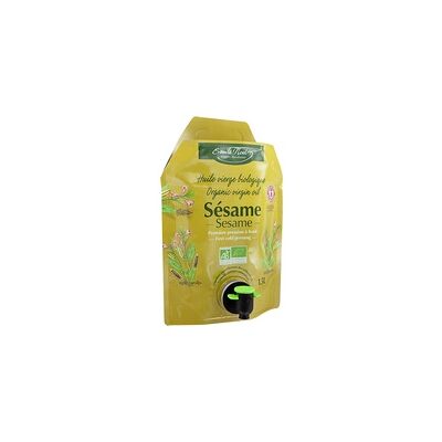 Aceite de sésamo virgen de comercio justo orgánico 1,5 L de aceite - Emile Noël Aceite de sésamo virgen de comercio justo orgánico 1,5 L de aceite - Emile Noël
