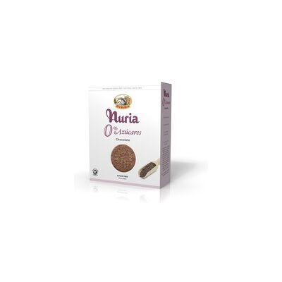 3 x Galletas Nibs Sin Azúcar (Sabor Chocolate) 405 g - Nuria 3 x Galletas Nibs Sin Azúcar (Sabor Chocolate) 405 g - Nuria