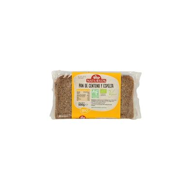 Natursoy Pan de Centeno y Espelta - Ecológico, 500g Natursoy Pan de Centeno y Espelta - Ecológico, 500g