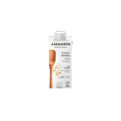 10 x Crema cocina avena Eco 200 ml - Amandin 10 x Crema cocina avena Eco 200 ml - Amandin