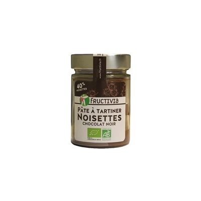 Mantequilla de Nuez Orgánica de Avellanas y Chocolate Oscuro Fructivia - 300g Mantequilla de Nuez Orgánica de Avellanas y Chocolate Oscuro Fructivia - 300g