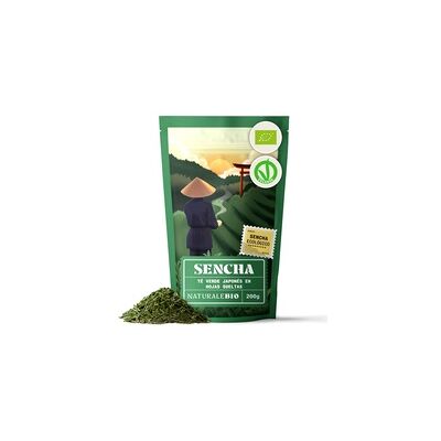 Sencha Té verde japonés hojas Bio 200 g - NaturaleBio Sencha Té verde japonés hojas Bio 200 g - NaturaleBio