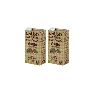Caldo de Verduras Orgánico Aneto - Pack de 2L Caldo de Verduras Orgánico Aneto - Pack de 2L