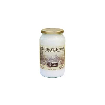 Aceite virgen extra de Coco Bio 1000 ml de crema - Amanprana Aceite virgen extra de Coco Bio 1000 ml de crema - Amanprana