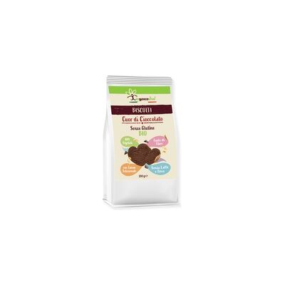 3 x Galletas sin gluten con cacao y gotas de chocolate vegetales Eco 200 g - Ioboscovivo 3 x Galletas sin gluten con cacao y gotas de chocolate vegetales Eco 200 g - Ioboscovivo